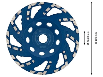 Product image 1 Bosch Power Tools 2608901479 Grinding disc 180mm
