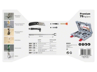 Product image 3 Bosch Power Tools 2608P00234 Tool set 76 Case