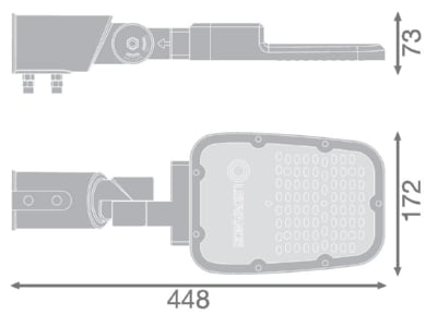 Mazeichnung Ledvance SLAREASPDSMV45W765RV LED Mastan  aufsatzleuchte 765  Z48 60