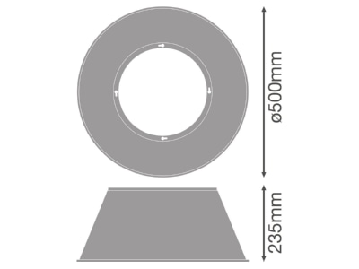 Mazeichnung Ledvance HB ALU 4058075699410 Alu Reflektor HB ALU4058075699410