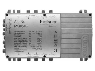 Product image 1 Televes MSB58NG Multi switch for communication techn 
