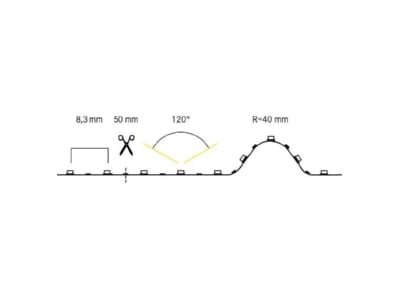 Mazeichnung Brumberg 19305003 LED Flexband  IP00  5m