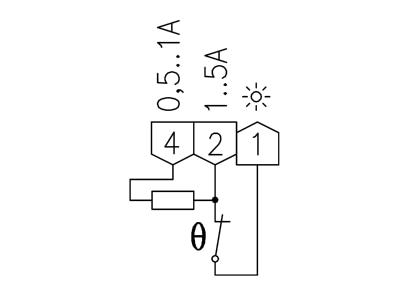 Anschlussbild Alre it RTBSB 001 500 Raumtemperaturregler 2 Draht