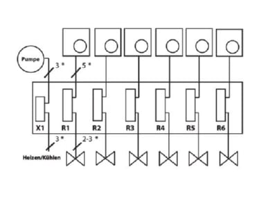 Circuit diagram Eberle EV230 H K PL Accessories for CH distributor collector
