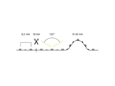 Mazeichnung Brumberg 15292027 LED Stripe Set 5 m 2700K