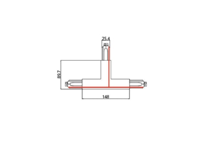 Mazeichnung Brumberg 87129070 T Verbinder SL links  ws