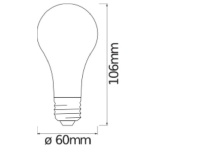 Mazeichnung LEDVANCE SMART  4058075528178 LED Lampe E27 ZB  2400K SMART 4058075528178