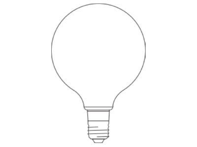Mazeichnung LEDVANCE SMART  4058075609693 LED Globelampe E27 WiFi  2400K SMART 4058075609693