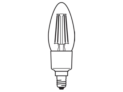Mazeichnung LEDVANCE SMART  4058075609754 LED Kerzenlampe E14 WiFi  2700K SMART 4058075609754