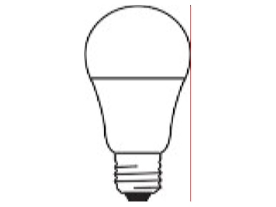 Mazeichnung Ledvance STCLASA659W 4000KE27 LED Lampe E27 4000K