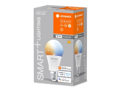Produktbild Vorderseite Ledvance SMART  4058075778511 LED Lampe E27 WIFI  TW SMART 4058075778511