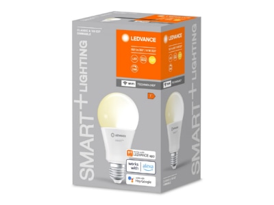 Produktbild Vorderseite Ledvance SMART  4058075778672 LED Lampe E27 WIFI  dim  SMART 4058075778672