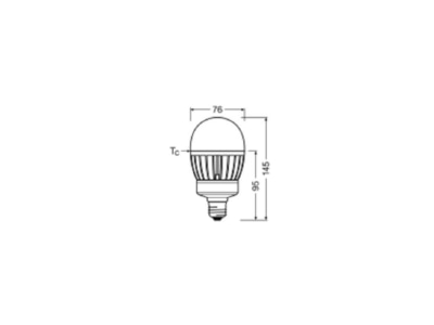 Mazeichnung Ledvance HQLLEDP300021 584027 LED Lampe E27 840