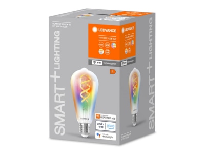 Produktbild Vorderseite Ledvance SMFE40D4 8W 827FRGB SMART  Lampe E27 E27  RGB
