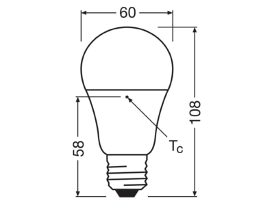 Mazeichnung Ledvance LEDSC  4099854240966 LED Lampe E27 Relax Active Sleep