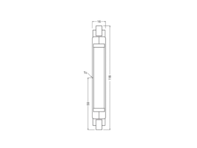 Mazeichnung Ledvance LEDSl  4058075840485 LED Lampe R7s 118mm 827