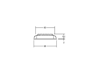 Mazeichnung Brumberg 12090073 LED Einbauleuchte 350mA 3000K