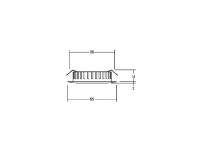 Mazeichnung Brumberg 12109153 LED Moebeleinbauleuchte 3000K D56mm 60 ni mt