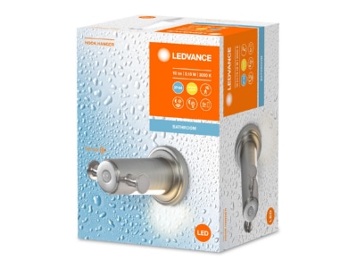 Product image front Ledvance BATHROOM HOOK HANGER Plug in  night  light White
