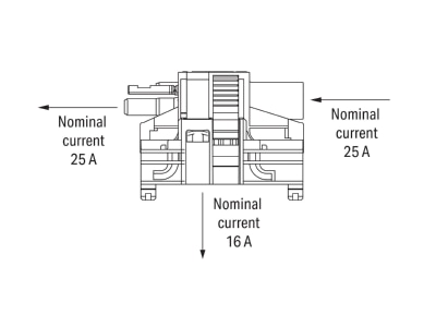 Circuit diagram WAGO 770 6223 Device connector plug in installation
