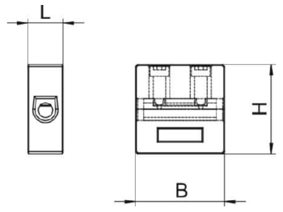 Mazeichnung 2 OBO TK 16 Keramikklemme fuer FireBox T