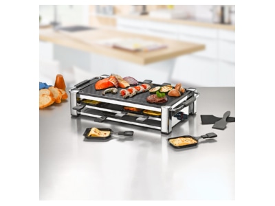 Produktbild 3 Rommelsbacher RCC 1500 Raclette 8er 1500W verchromt