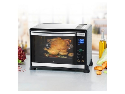 Produktbild 3 Rommelsbacher BGE 1580 E eds sw Back Grillofen 1580W