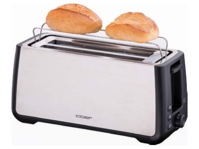 Produktbild 2 Cloer 3579 eds sw Toaster 4 Scheiben XXL