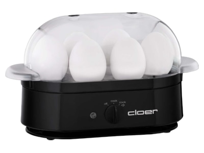 Product image Cloer 6080 sw Egg boiler for 6 eggs 350W
