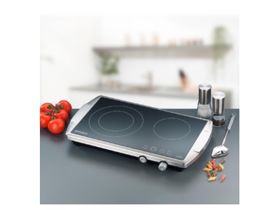 Product image 1 Rommelsbacher CT 3400 E Portable hob with 2 plate s 
