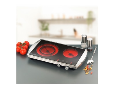 Product image 2 Rommelsbacher CT 3400 E Portable hob with 2 plate s 

