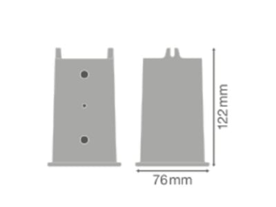 Mazeichnung LEDVANCE SLFLEXREDUCT60TO42MM Reduzierstueck 60 auf 42mm