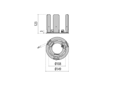 Mazeichnung Performance in Light 3114401 Bodenplatte