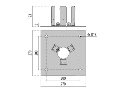 Mazeichnung Performance in Light 3114402 Bodenplatte