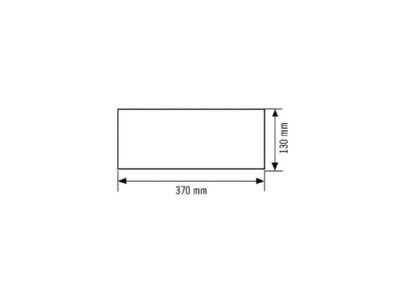 Dimensional drawing ESYLUX SLX24FLATSYMBOLSETI Sticker for emergency luminaire