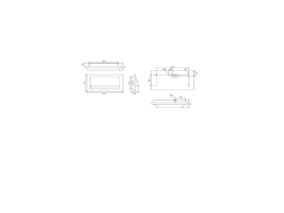 Mazeichnung RP Technik ZAW019ML AZ Sicherheitsleuchte ZBA   ML  anthrazit
