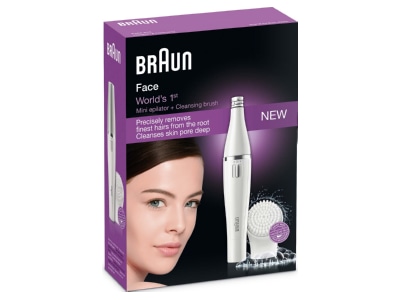 Product image 1 Procter Gamble Braun Face 810 ws si Epilator battery operated white

