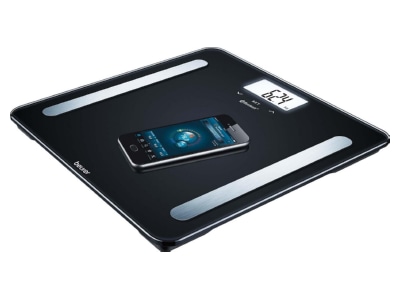 Product image detailed view Beurer BF 600 Pure Black Personal scale digital max 180kg