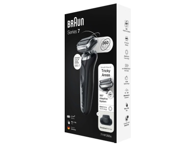 Product image BRAUN 7 71 N1200s sw gr Wet  dry shaver accumulator operated
