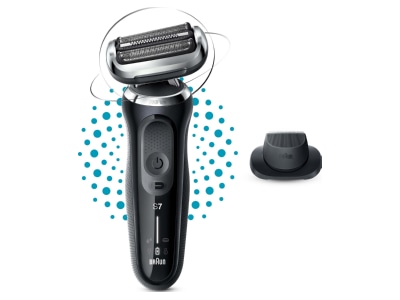 Product image detailed view 4 BRAUN 7 71 N1200s sw gr Wet  dry shaver accumulator operated
