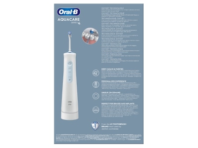 Product image detailed view ORAL B AquaCare 4 ws Jet irrigator