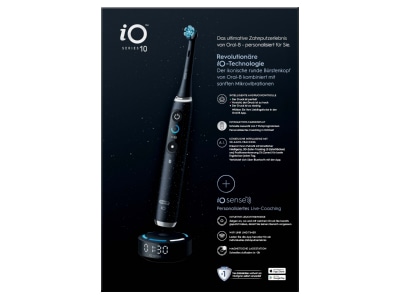 Produktbild Detailansicht 1 Procter Gamble Braun iO Series 10Cosmicsw Oral B Zahnbuerste Magnet Technologie