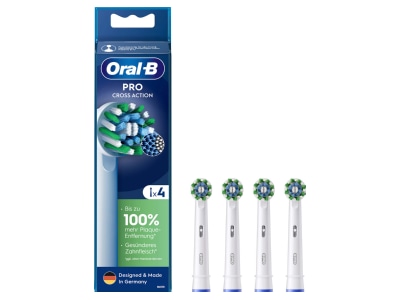 Produktbild Detailansicht 2 Procter Gamble Braun EB Pro CrossAc 4er Oral B Aufsteckbuerste Mundpflege Zubehoer