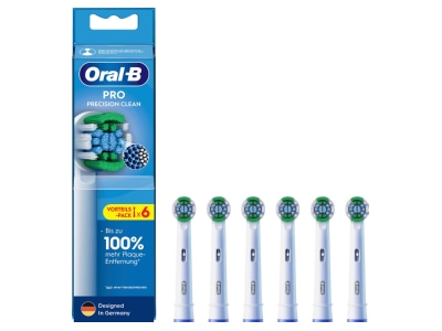 Product image detailed view 2 Procter Gamble Braun EB Pro PrecCl 6er Toothbrush for shaver