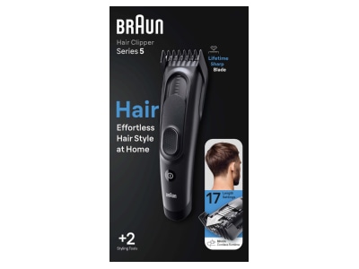Product image detailed view 1 BRAUN HC5330 Haircutter accumulator operated
