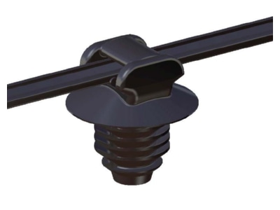 Product image detailed view Hellermann Tyton T50RFT8GSD Cable tie 4 6x202mm black
