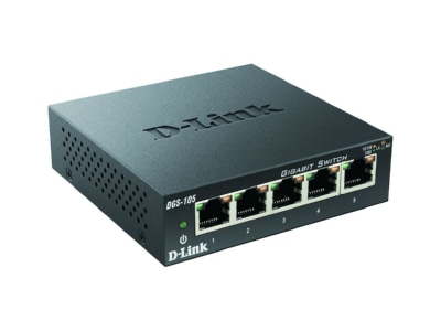 Produktbild 1 DLink DGS 105 E Gigabit Switch 5 Port Layer 2