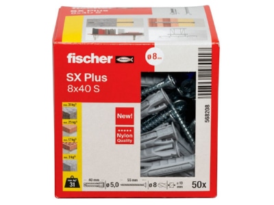 Product image detailed view 2 Fischer DE SX Plus 8x40 S All purpose plug
