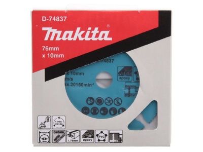 Product image detailed view 1 Makita D 74837 Cutting disc

