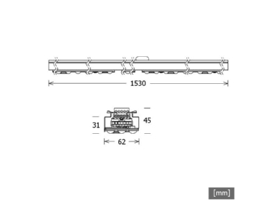 Mazeichnung LTS ALA L 005 840 1530 LED Lichteinsatz 840